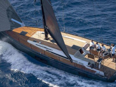 first-yacht 53 from above