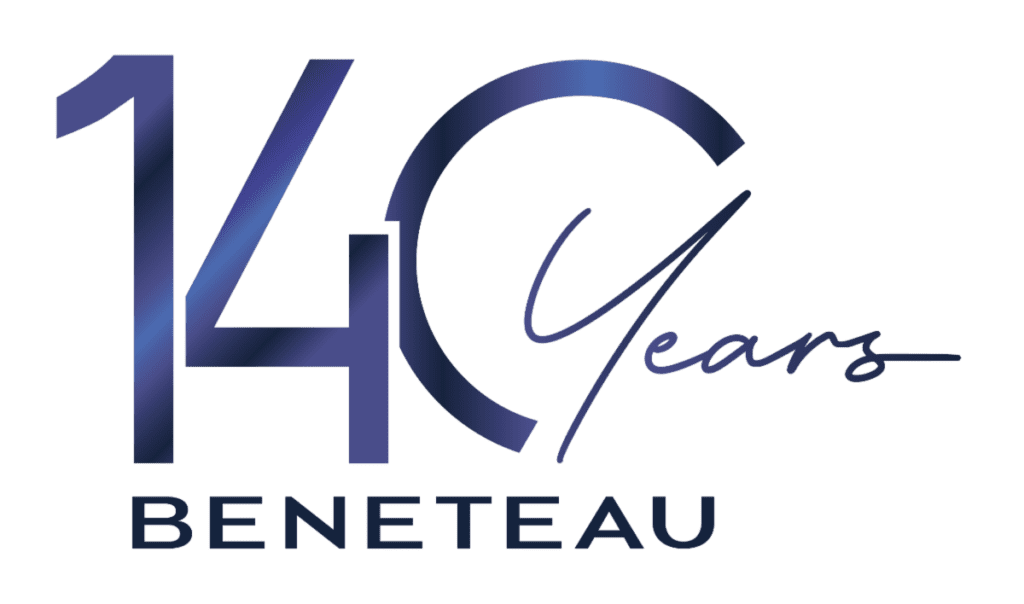 Beneteau Logo 140 Years graphic