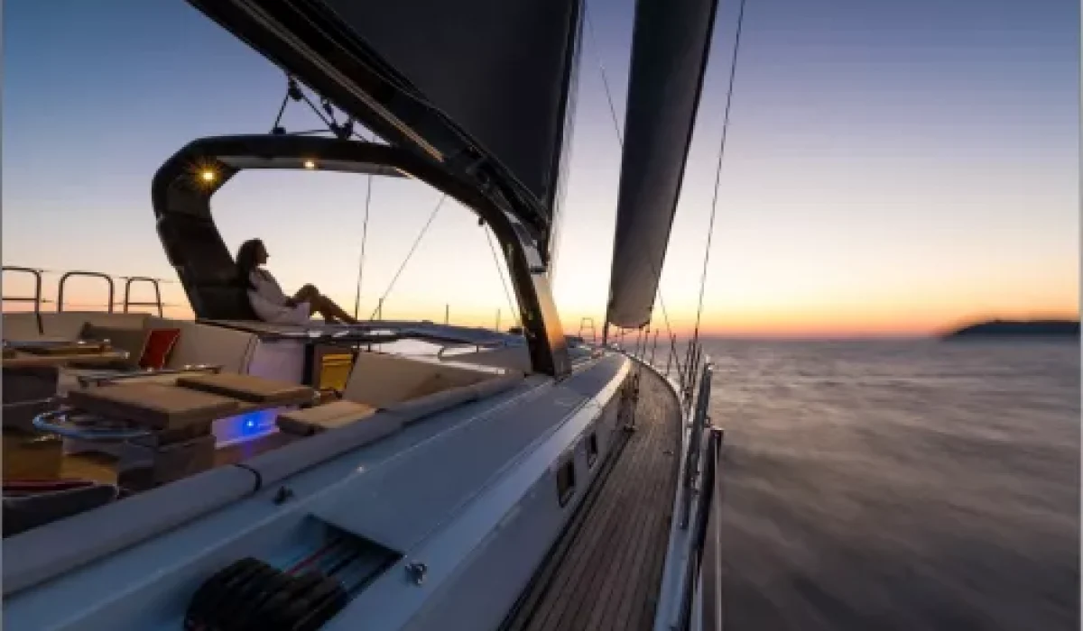 Sailboat at sunset